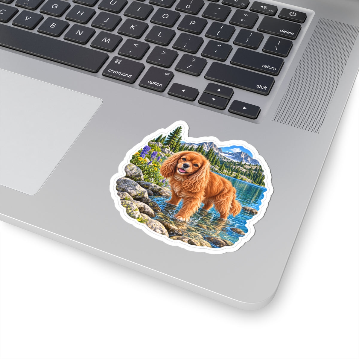 Cavy Snuggle Club Alpine Lake Cavalier Sticker