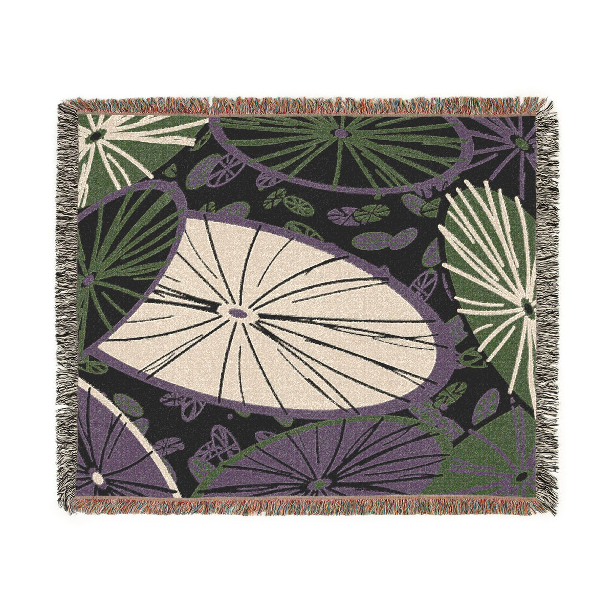 Gilllight – Senthyr Mushroom Woven Throw Blanket, 60 x 50 in