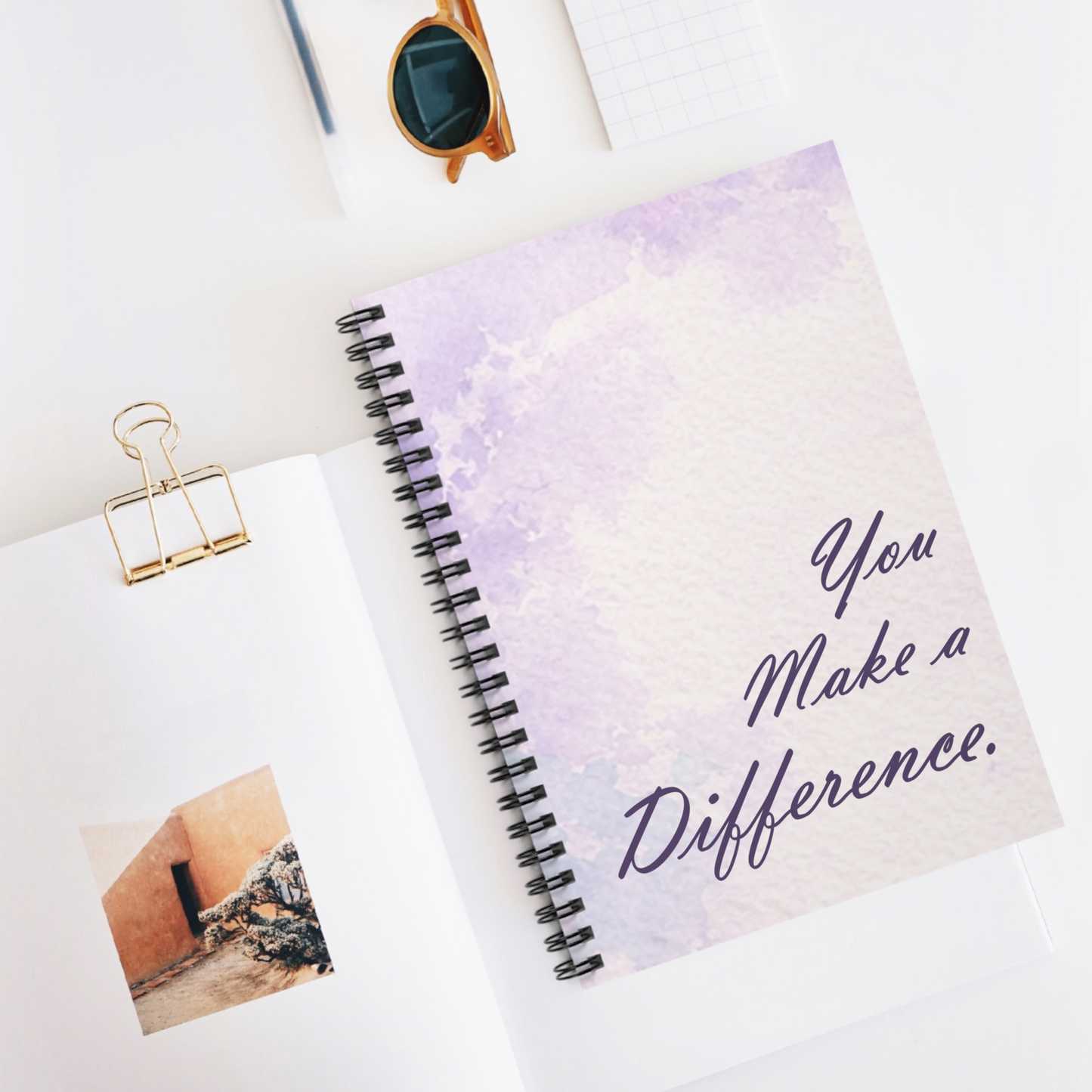 You Make a Difference., Spiral Notebook