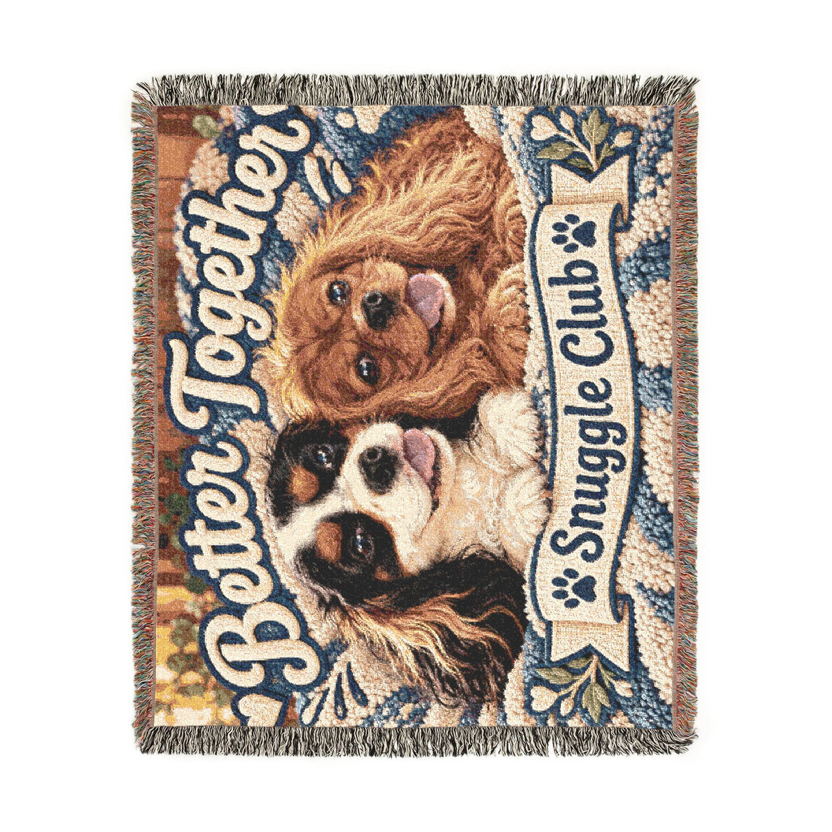 Better Together Snuggle Club Woven Blanket — Cavy Cozy Throw