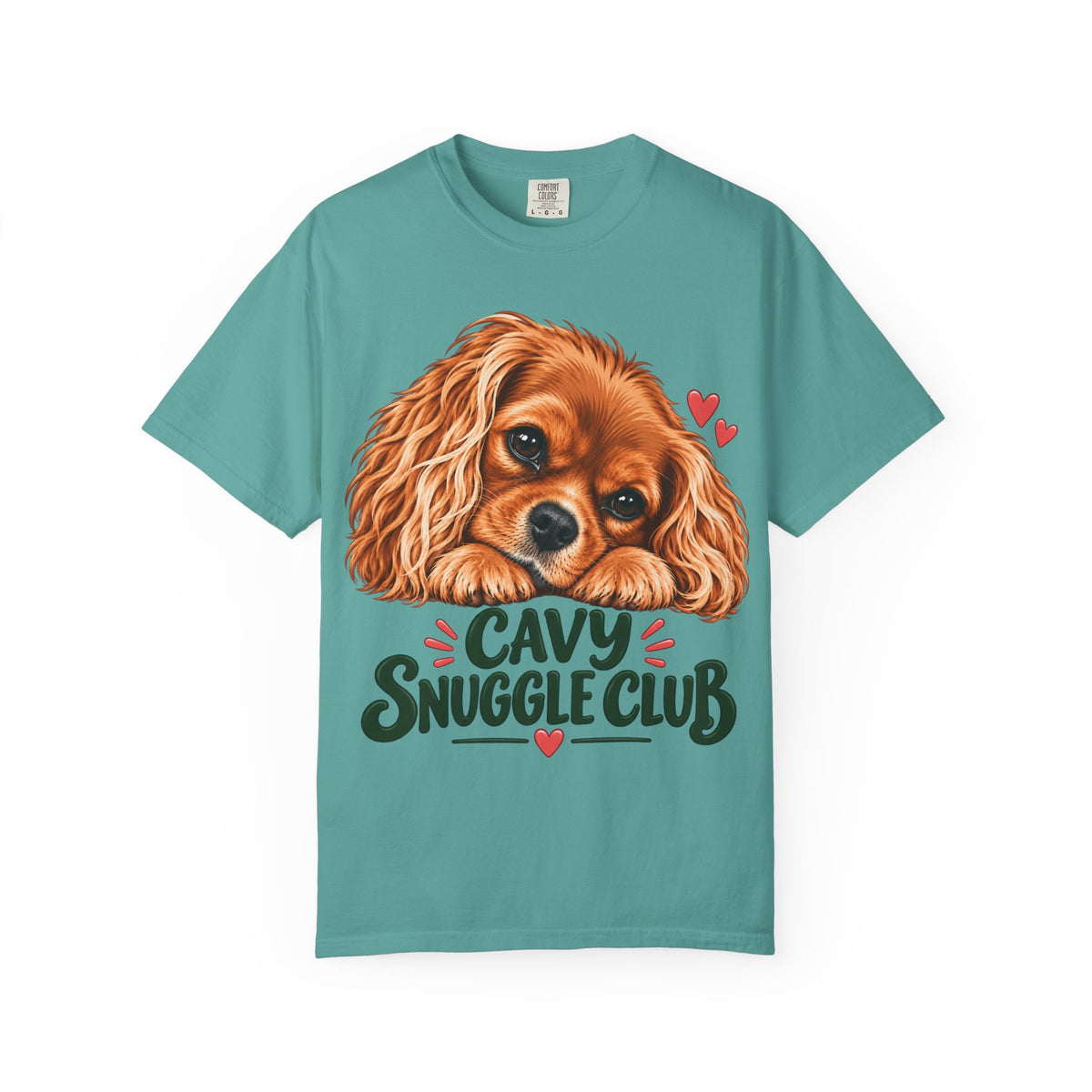 Cavalier King Charles 'Cavy Snuggle Club' T-Shirt