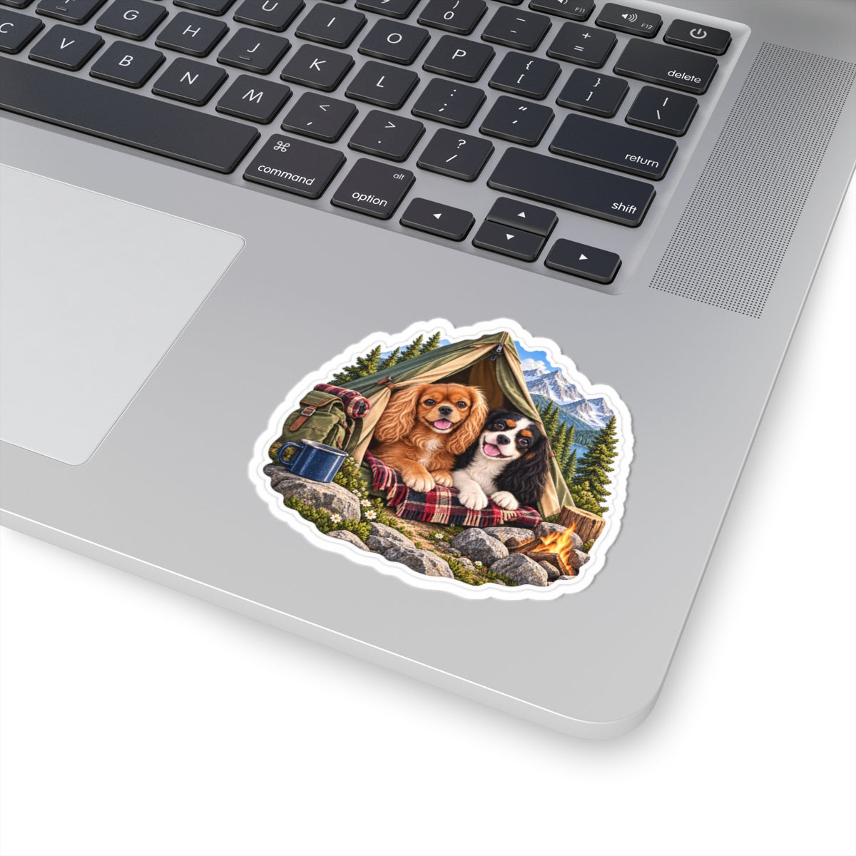 Better Together Camping Cavalier Sticker