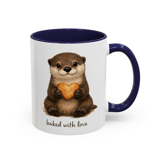 Baked with Love Otter Mug