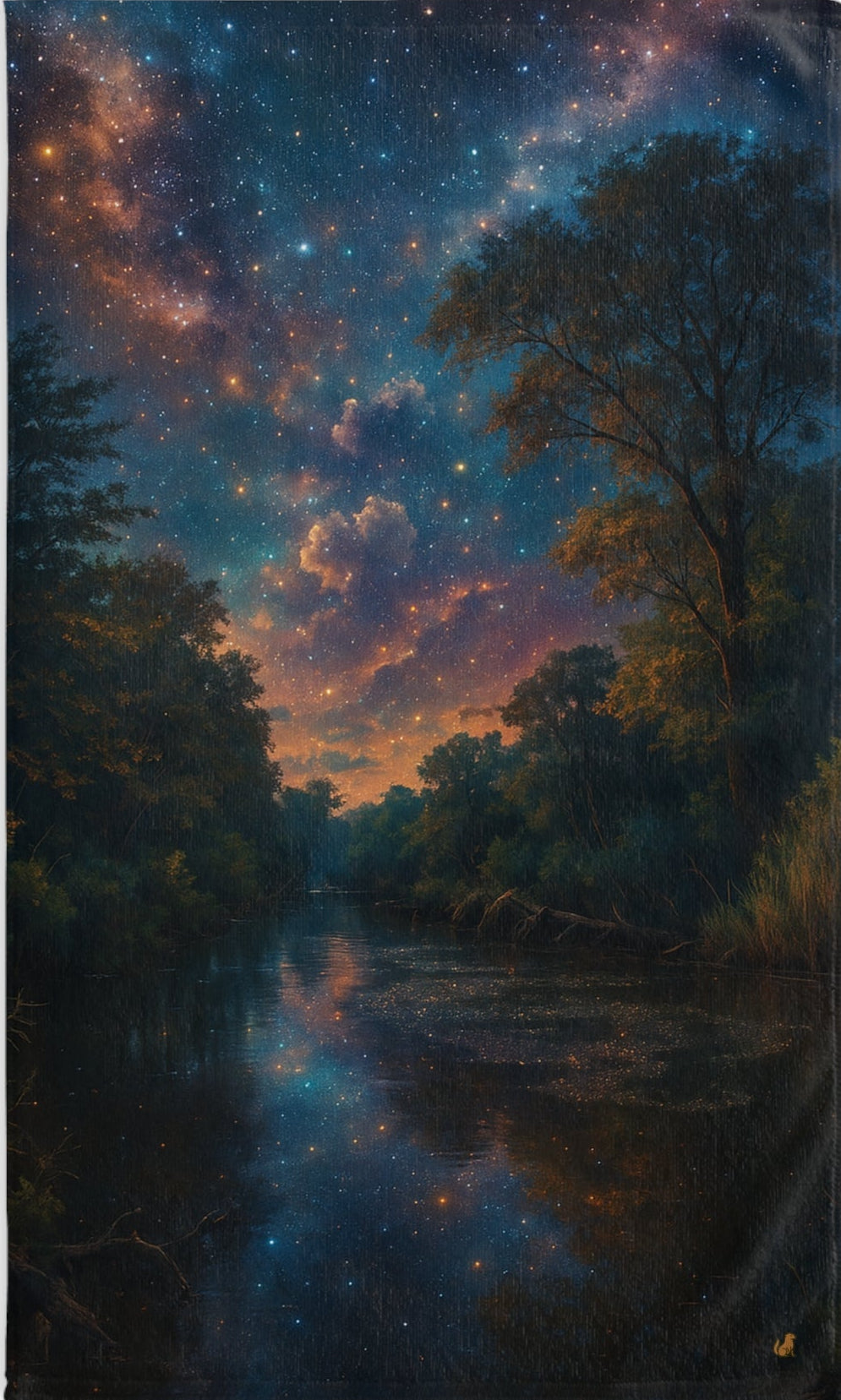 Starlit Canopy – Celestial Hand Towel