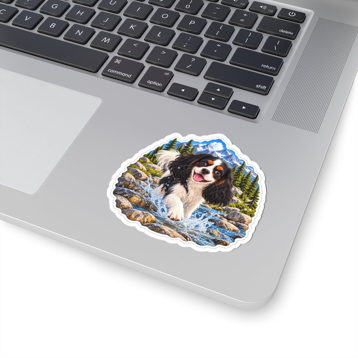 Cavy Play Mode Mountain River Cavalier Sticker