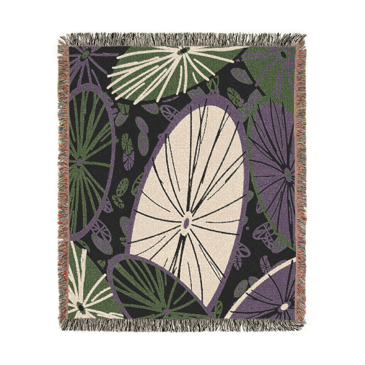 Gilllight – Senthyr Mushroom Woven Throw Blanket, 60 x 50 in