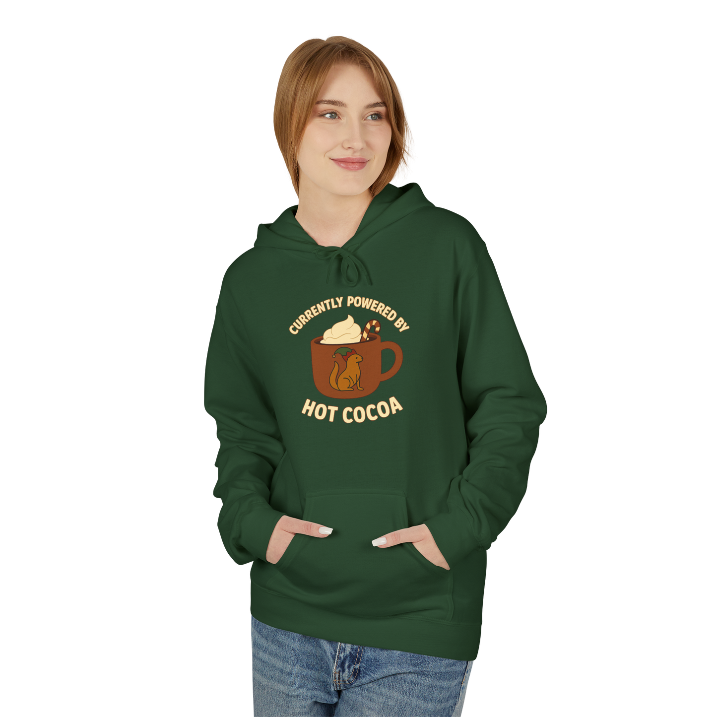 Powered by Cocoa - Cozy Holiday Hoodie