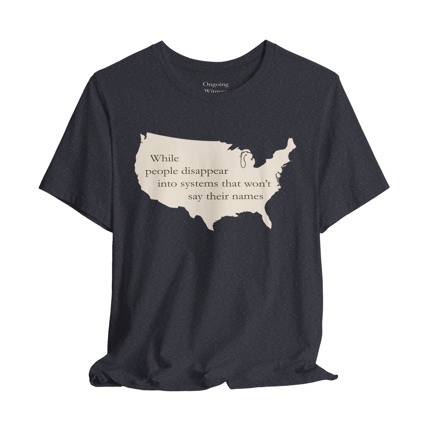 Witness Tee, While People Disappear