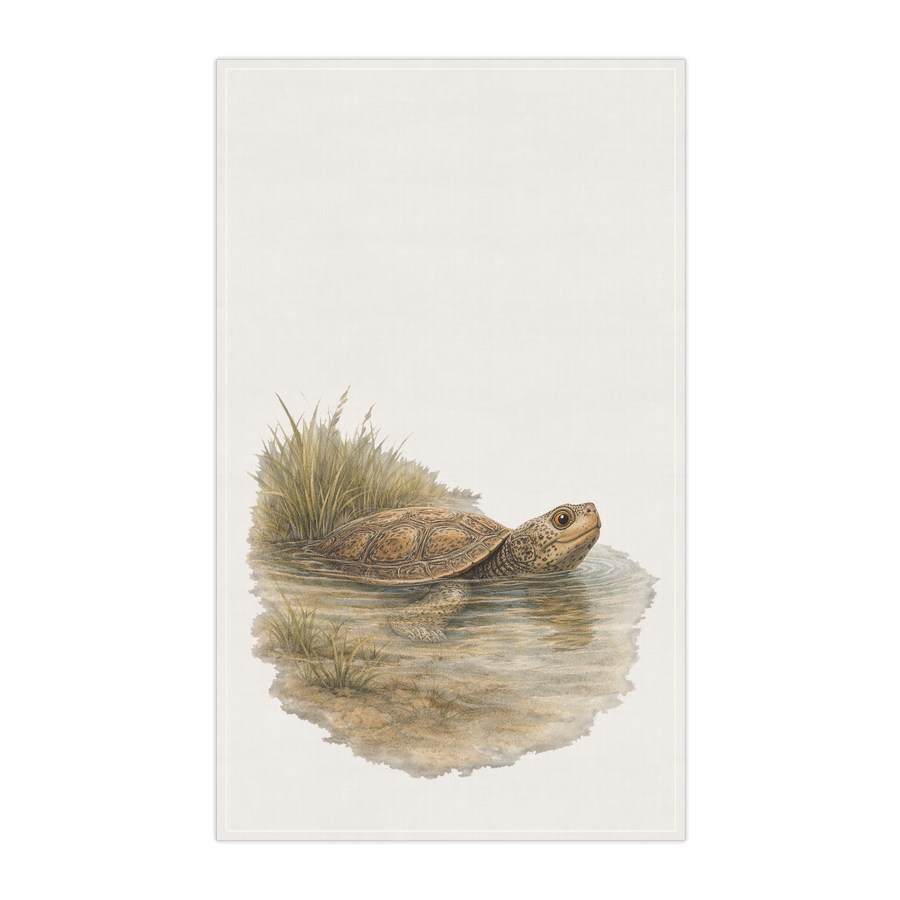 Coastal Terrapin Tea Towel