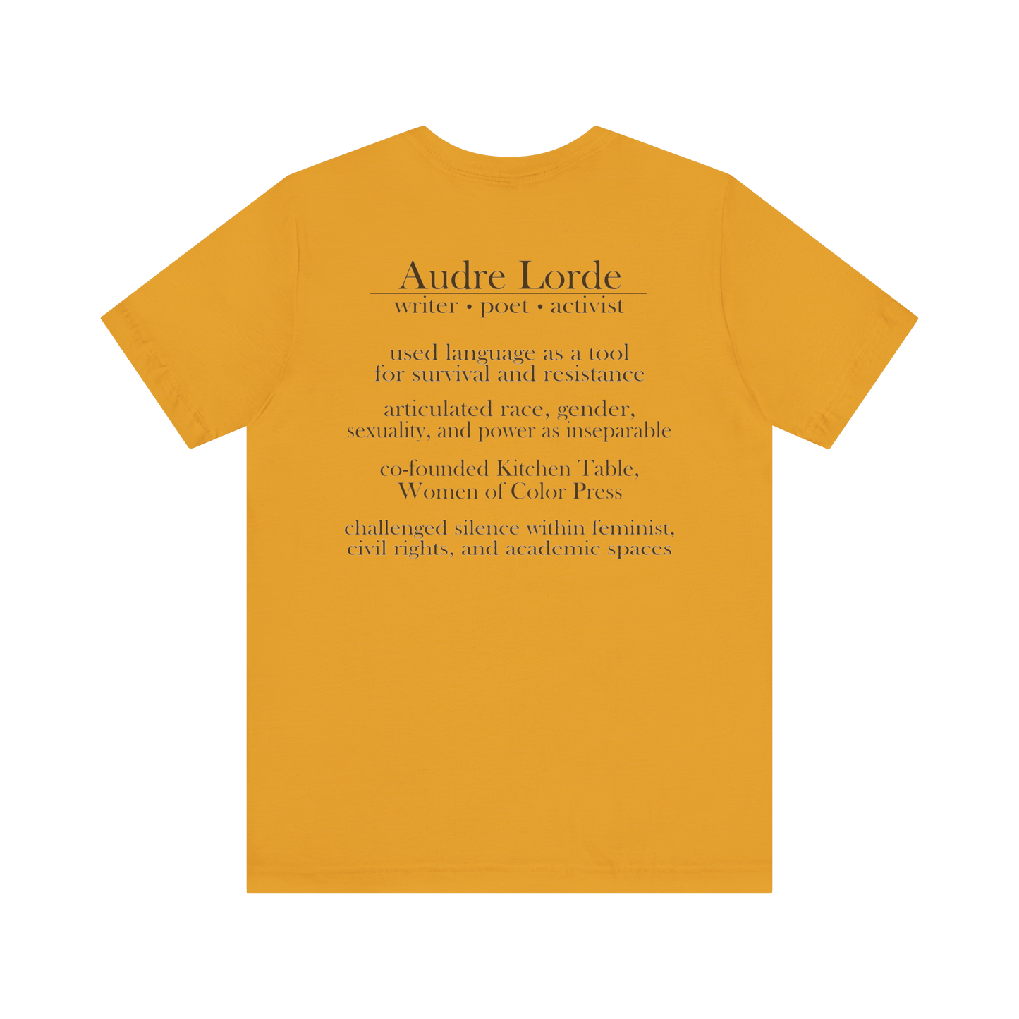 Audre Lorde Tribute Tee
