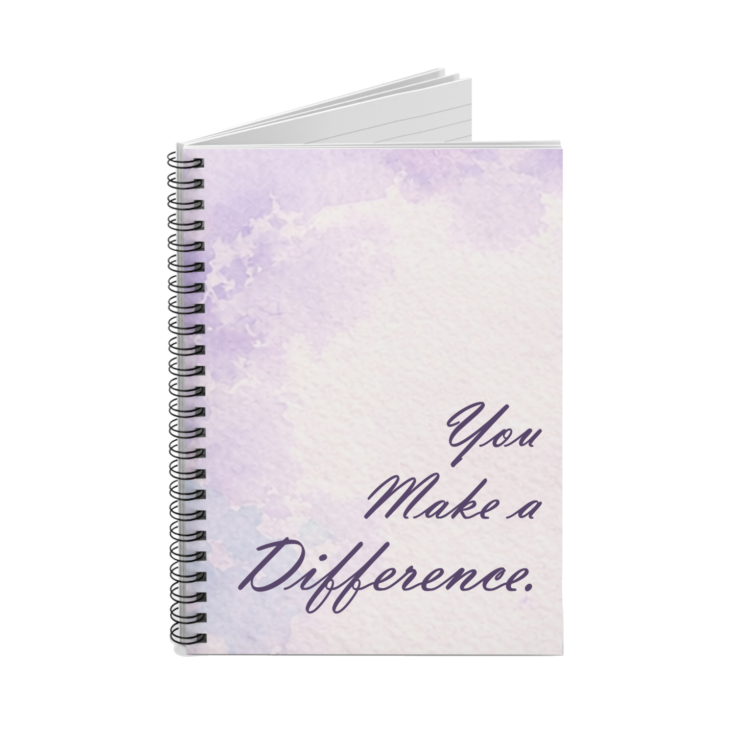 You Make a Difference., Spiral Notebook