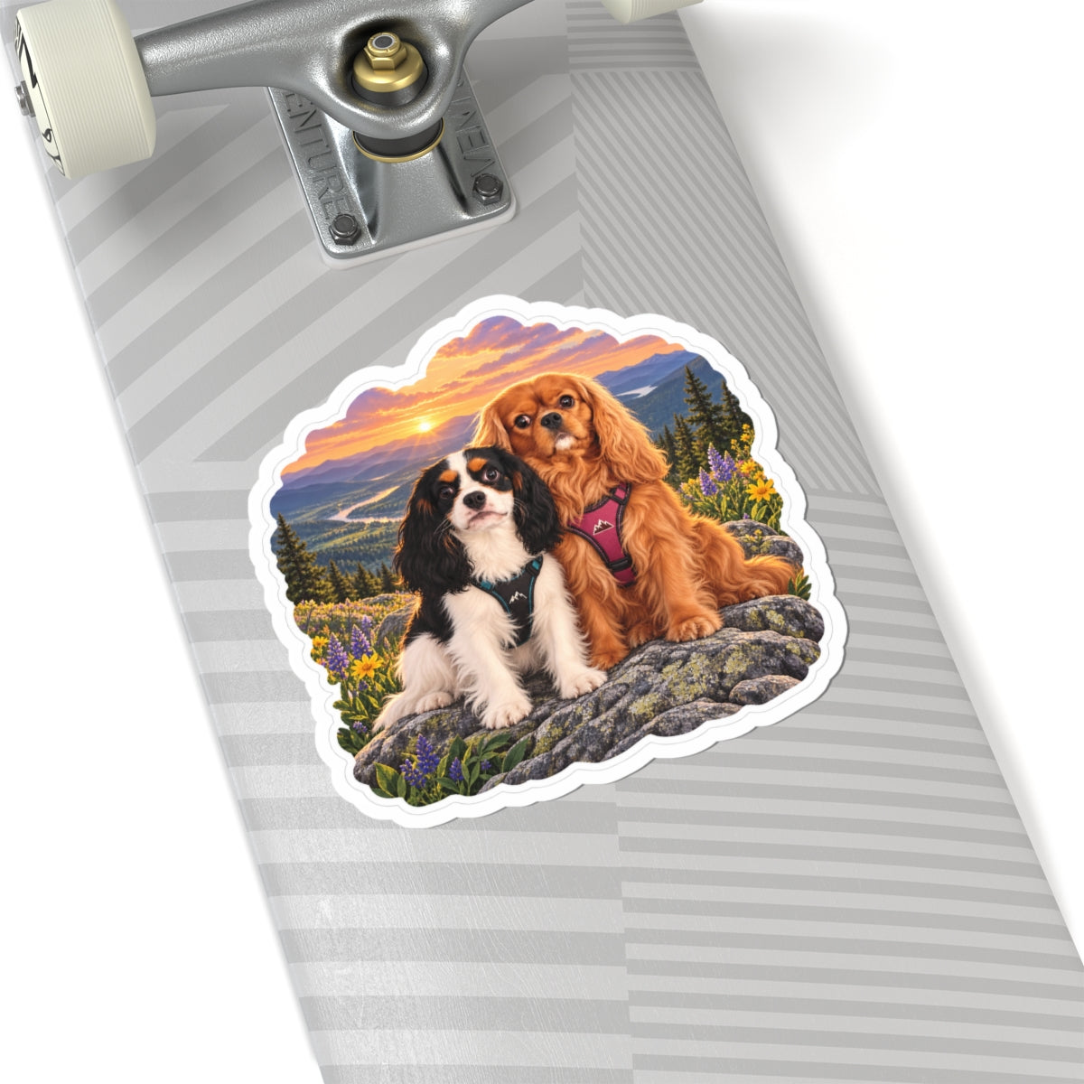 Better Together Sunset Cavalier Sticker