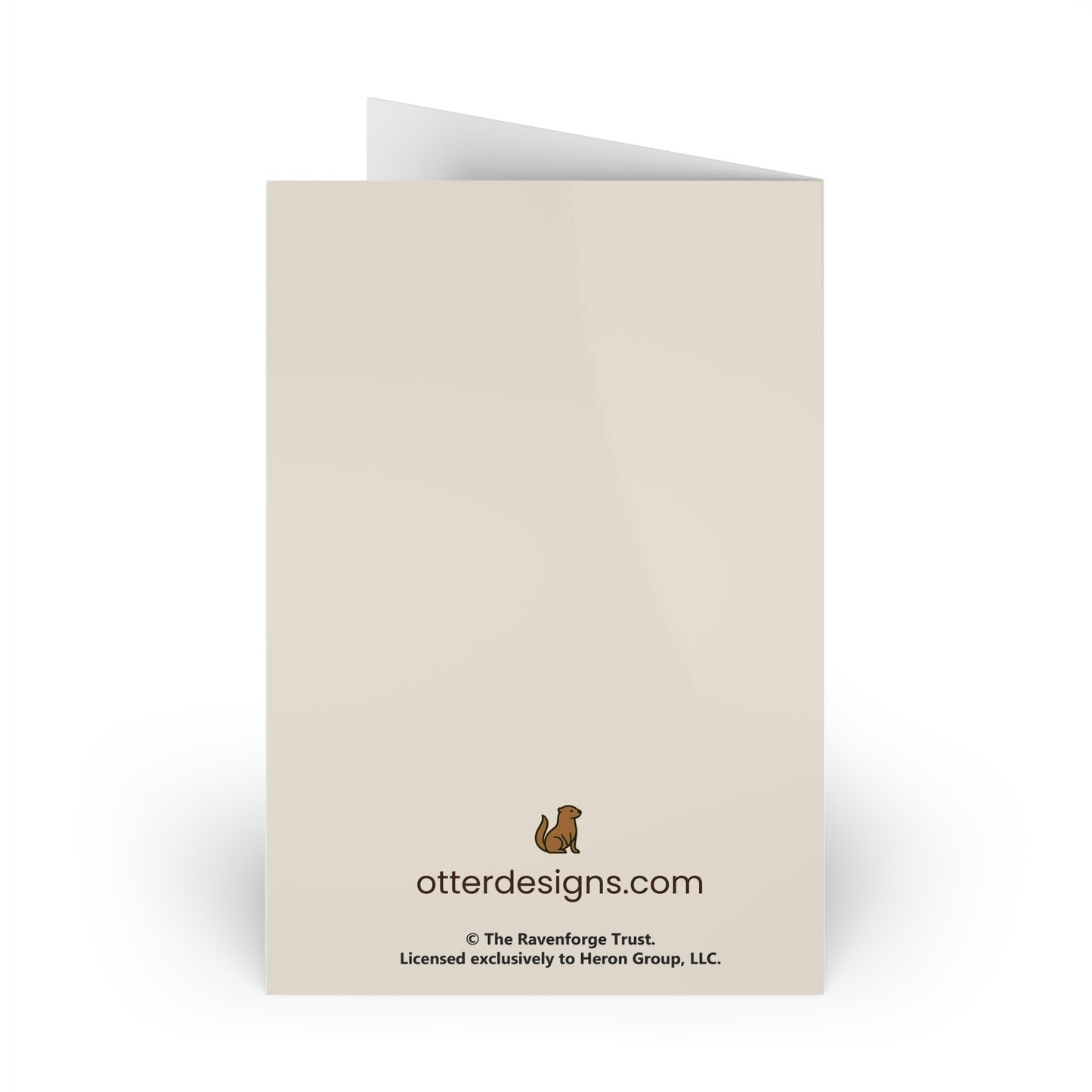 "Baked with Love" Otter Greeting Card